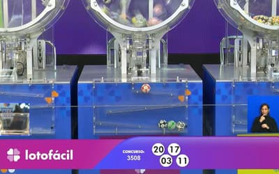 Lotofácil 3508: números e resultado do sorteio de hoje (09/10)
