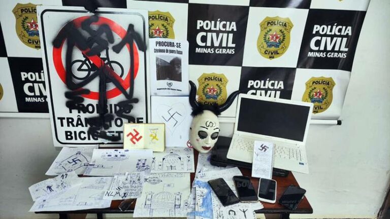 Polícia apreende materiais neonazistas no Sul de Minas