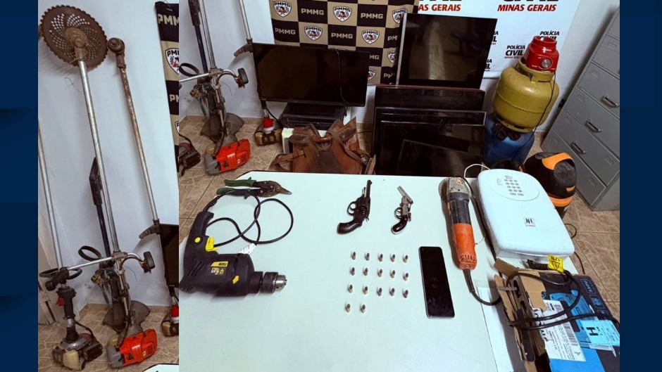 Casal é preso em flagrante por furtos na zona rural de Cachoeira de Minas