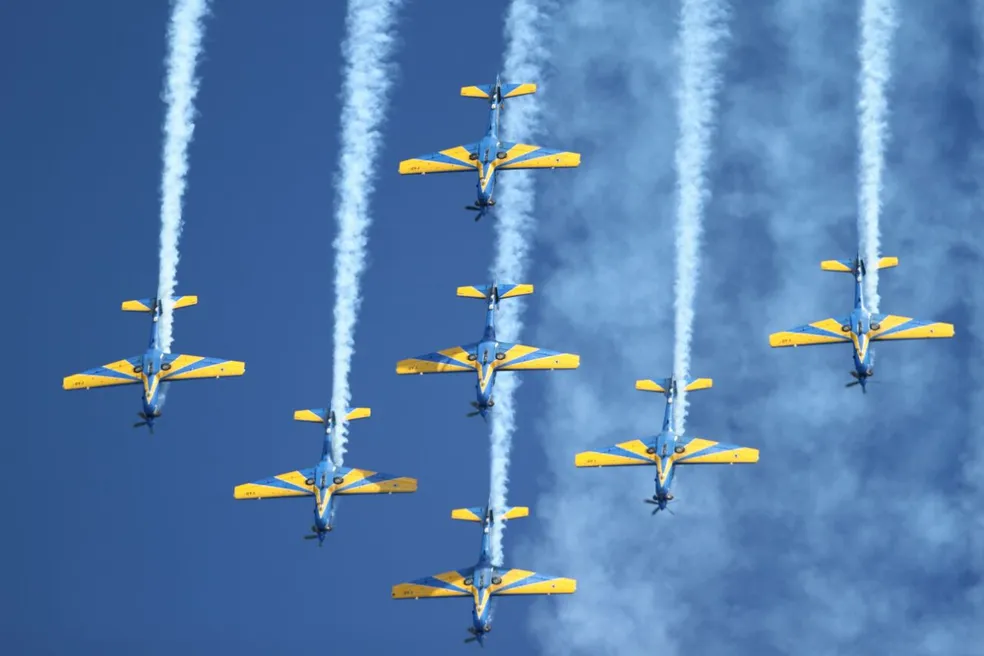 Esquadrilha da Fumaça retorna a Pouso Alegre com show aéreo