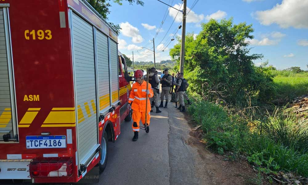 Corpo carbonizado é encontrado em barranco às margens de rio em Pouso Alegre (MG)
